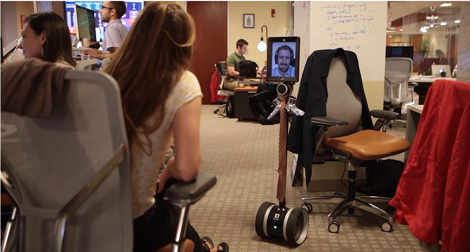 Eastern Labs uses telepresence robot